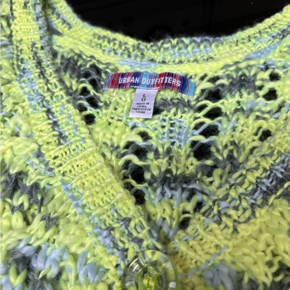 Urban Outfitters Bright Crocheted Concert Cardigan - Size Large - Picture 13 of 13